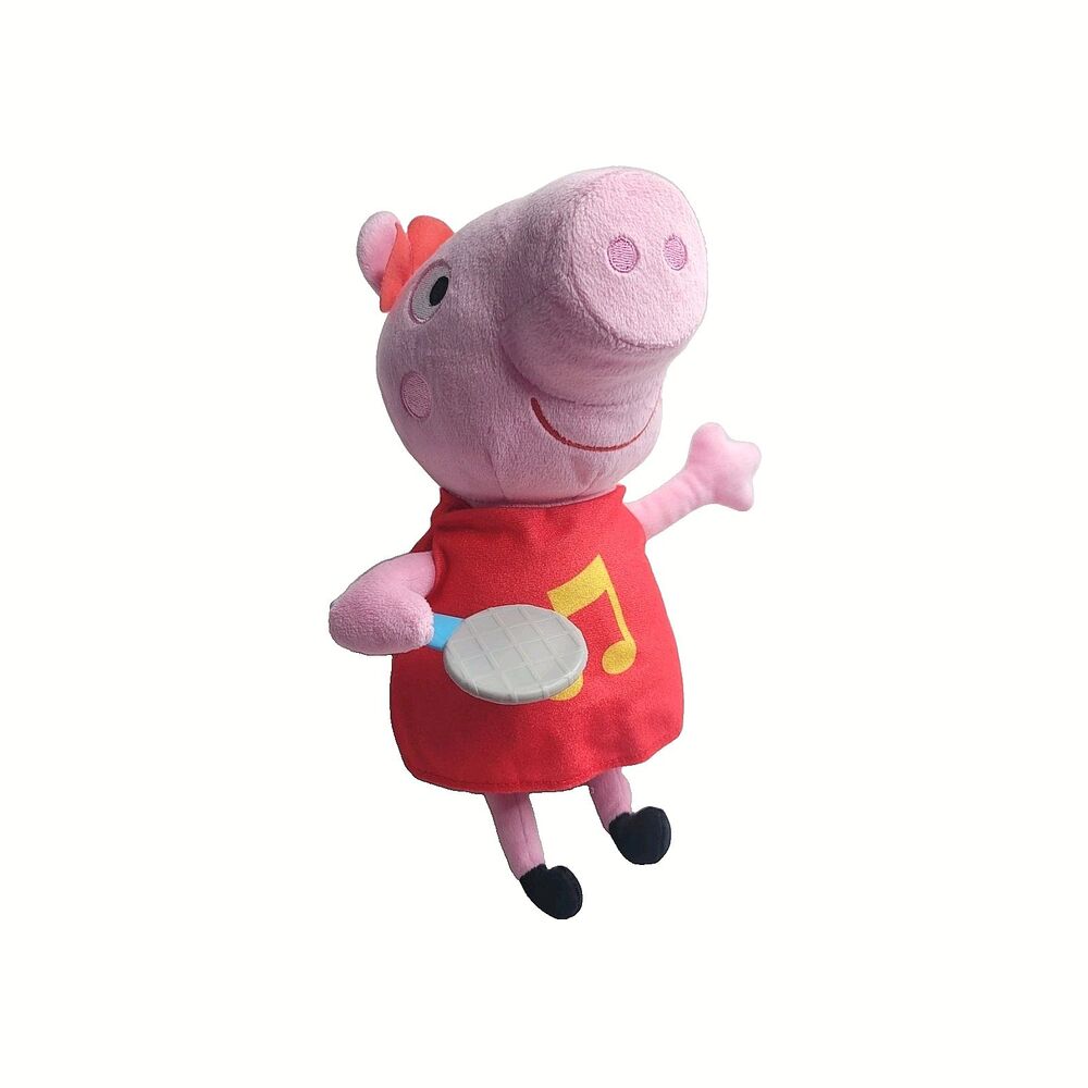 Peppa Pig Oink Along Songs Singing Peppa Plush Doll with Microphone 13"